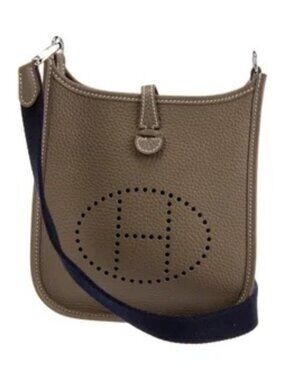 AUTHENTICATED HERMES CLEMENCE EVELYNE TPM 16 BOX & DUSTY & TAG